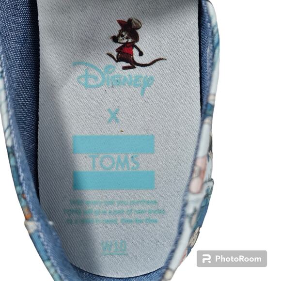 TOMS Disney Princess Alpargatas NWOT Women's Size 10 - Picture 6 of 8